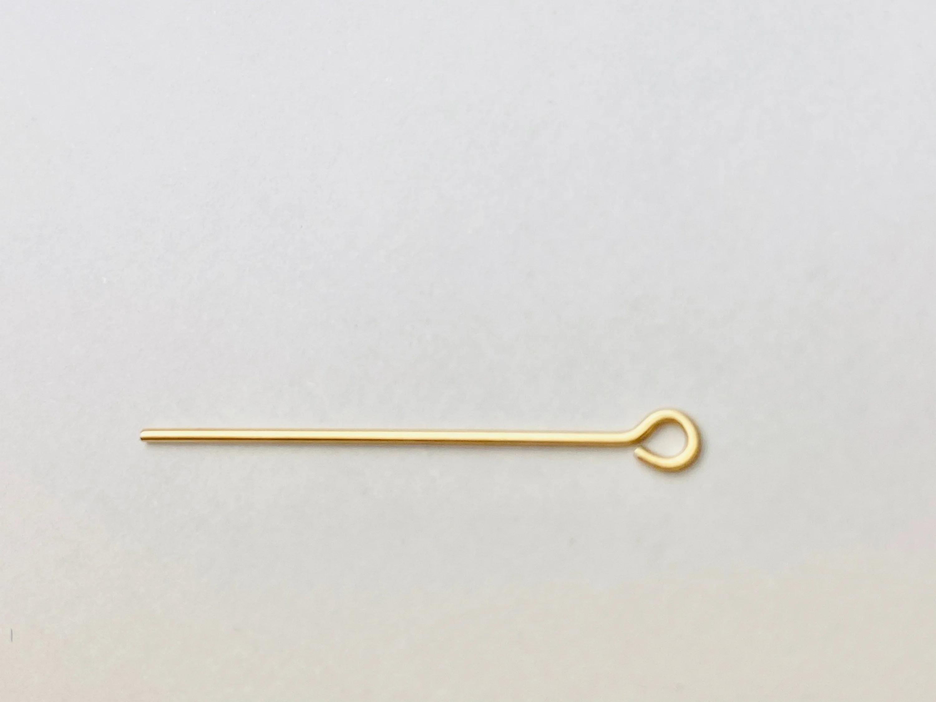 14k gold filled, eye pin, 329C - 1.00 (14KGF)  Eye pins, 029 “X1”  24 gauge wire, 14k gold filled