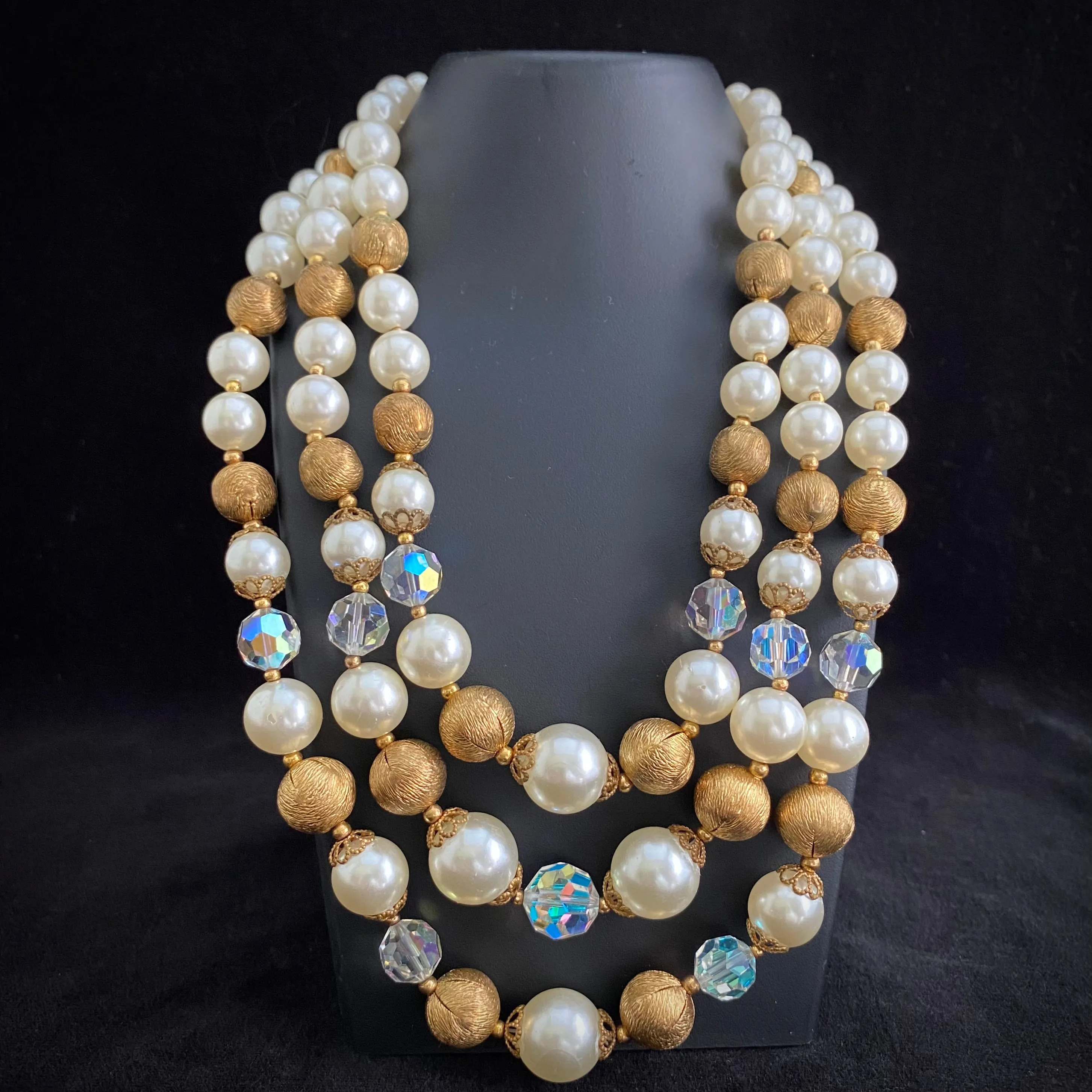 1960s Lisner Necklace & Earring Set
