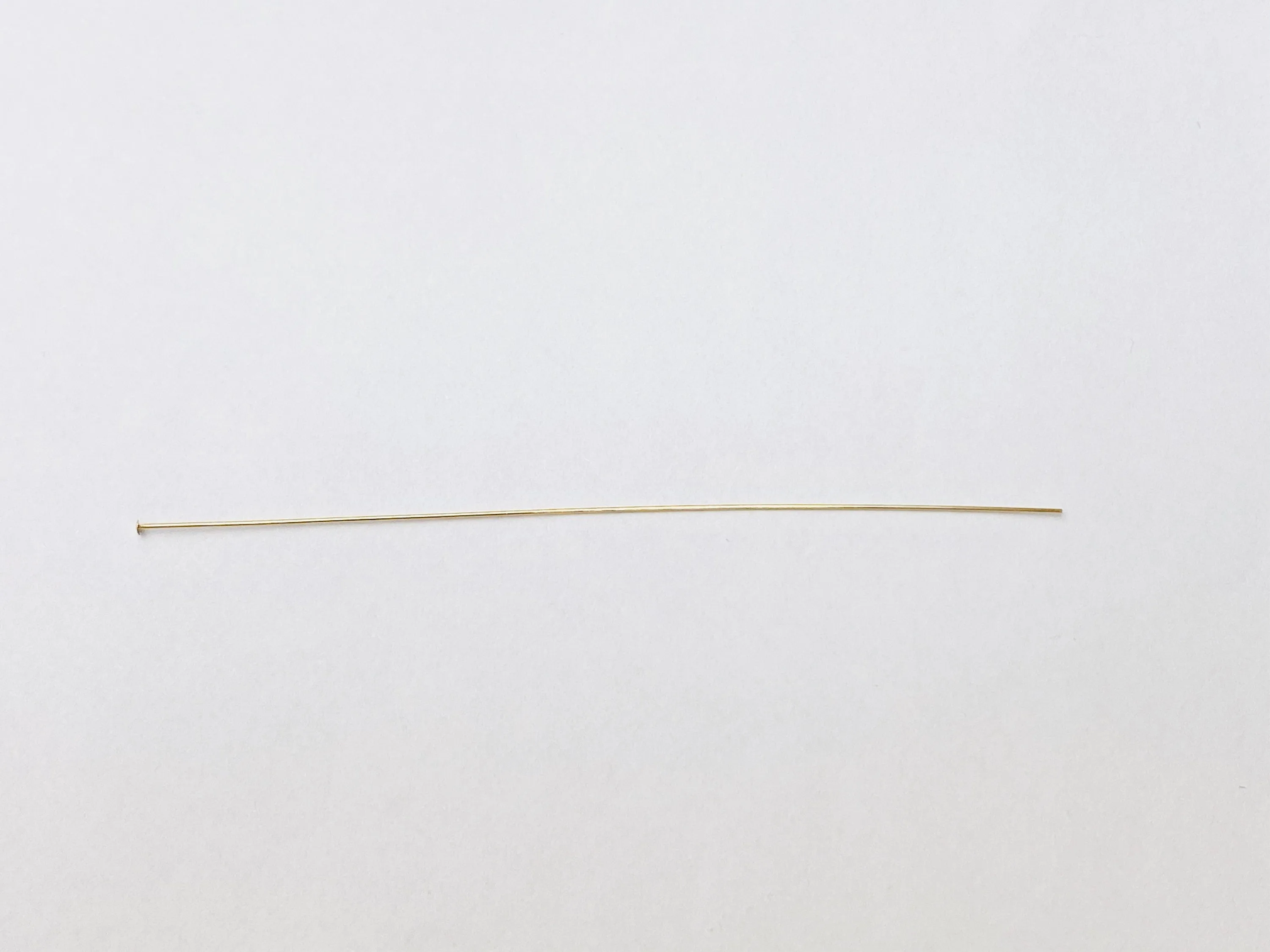 26ga Head Pins, .016" x 3.00", 14K Gold Filled