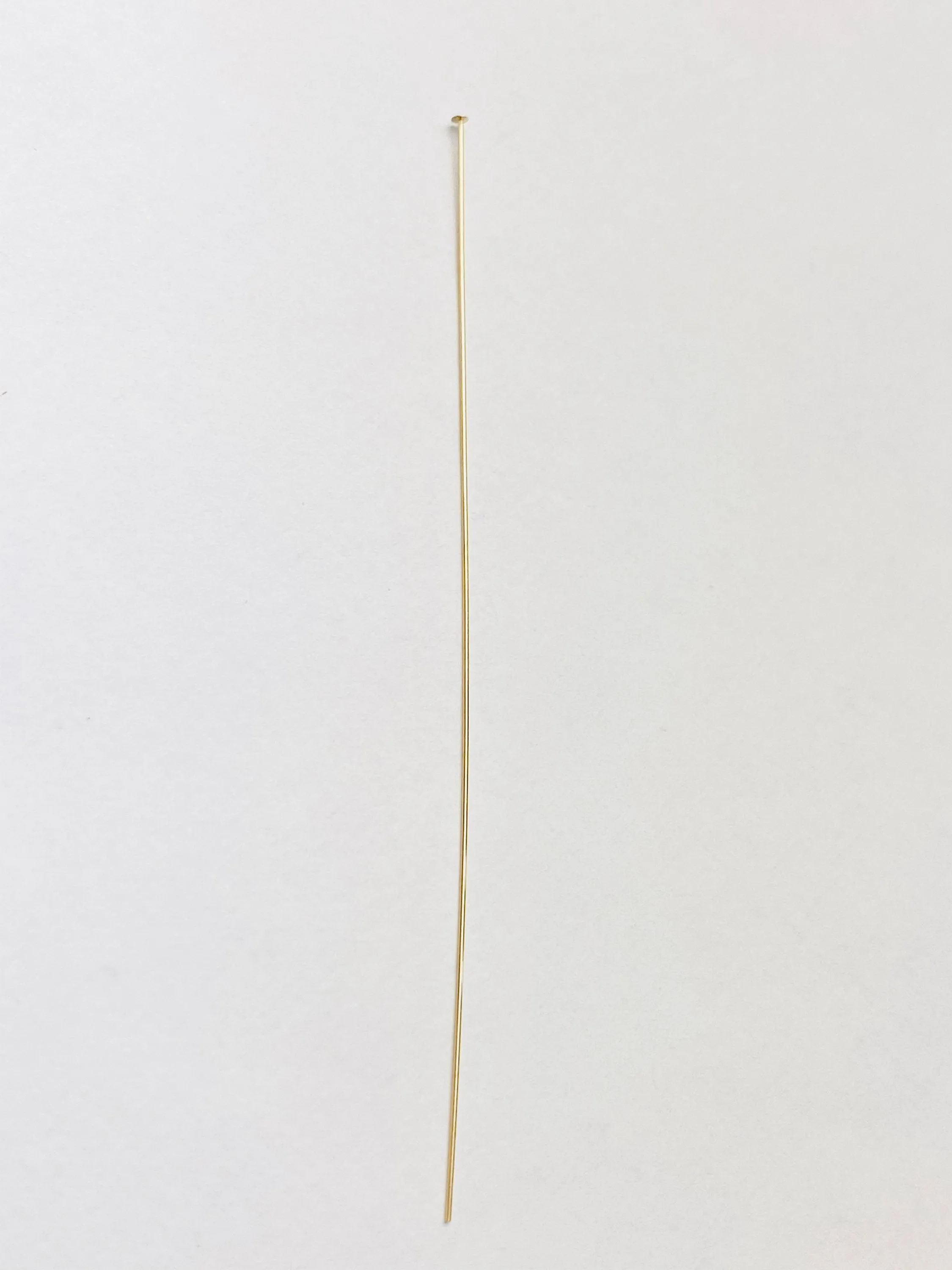 26ga Head Pins, .016" x 3.00", 14K Gold Filled