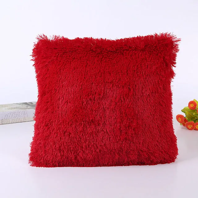 43*43cm Solid Color Soft Pillow