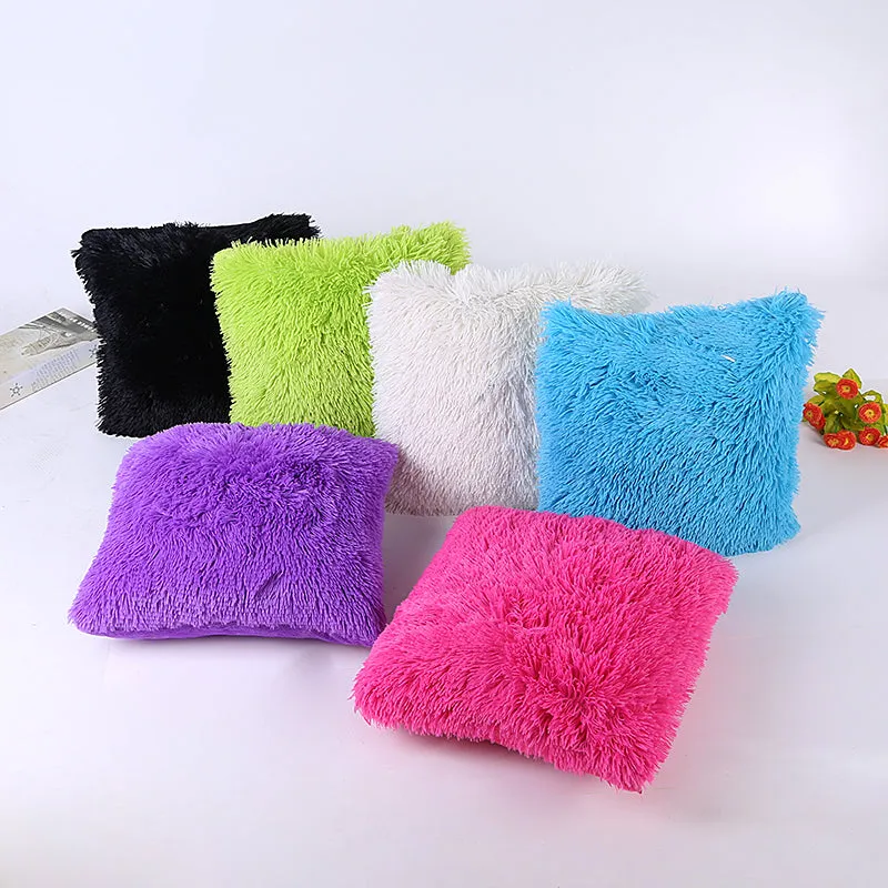43*43cm Solid Color Soft Pillow