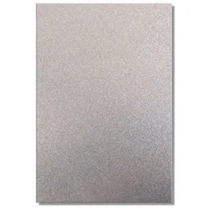 A4 Dovecraft Glitter Card Sheet Card Making 220gsm - Silver