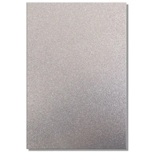 A4 Dovecraft Glitter Card Sheet Card Making 220gsm - Silver