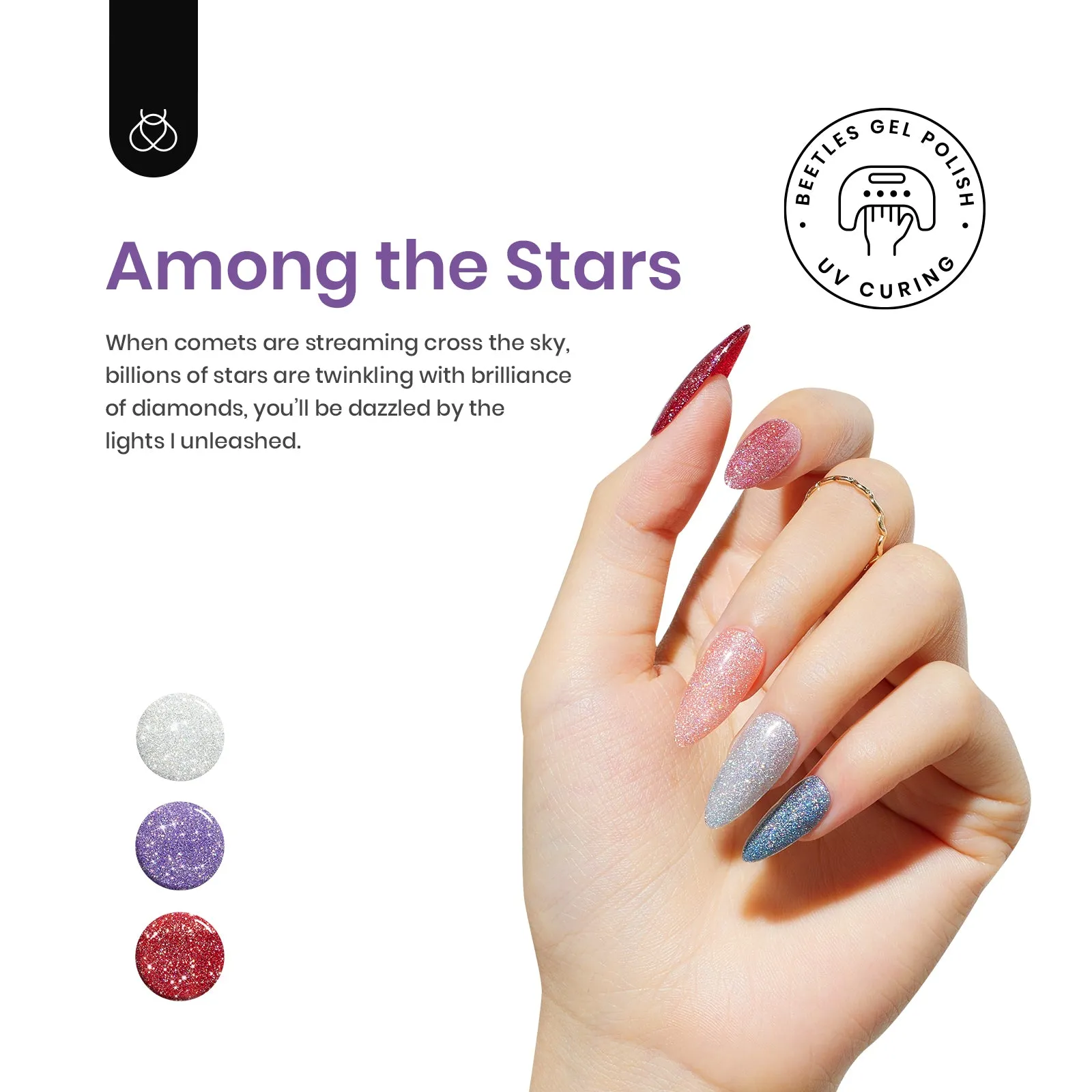 Among the Stars | 6 Colors Gel Polish Set