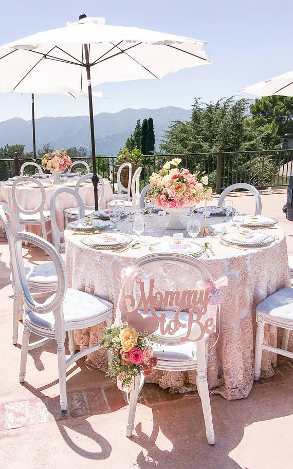 Baby Shower Chair Sign