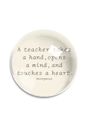 Ben's Garden - A Teacher Takes a Hand Crystal Dome Paperweight