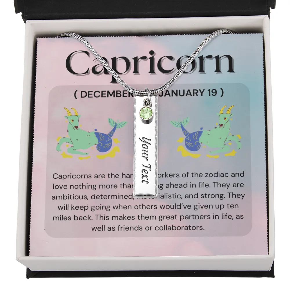Birthstone Necklace-Capricorn