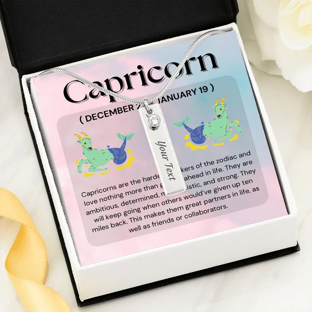 Birthstone Necklace-Capricorn