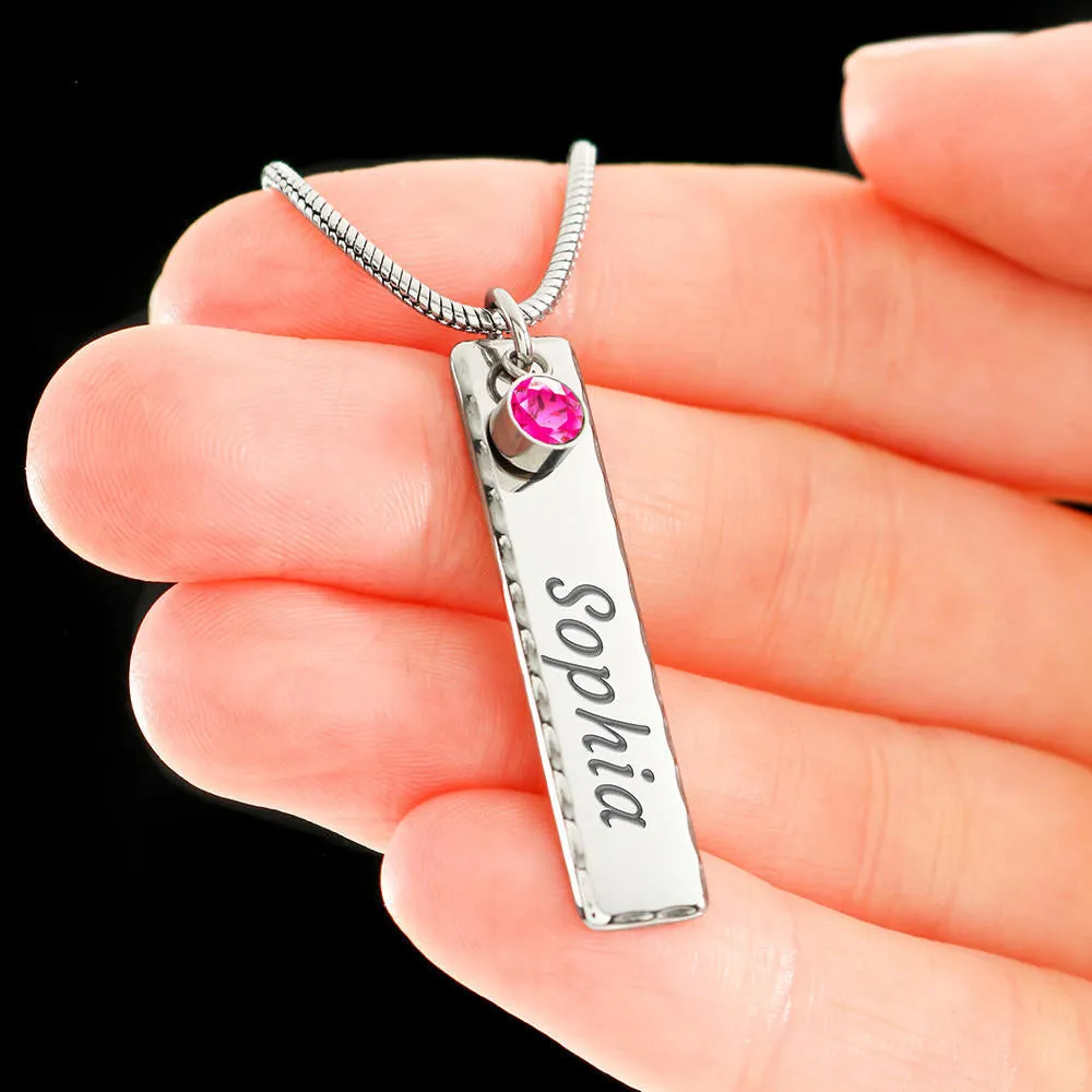 Birthstone Necklace-Scorpio
