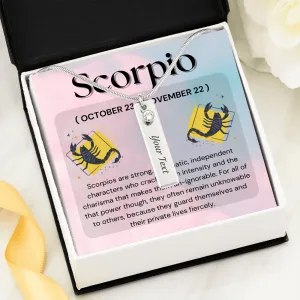 Birthstone Necklace-Scorpio