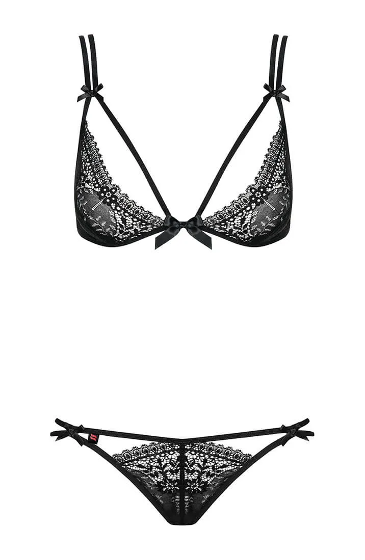 Black lace bra & thong set - All I Have