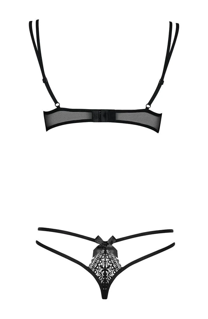 Black lace bra & thong set - All I Have
