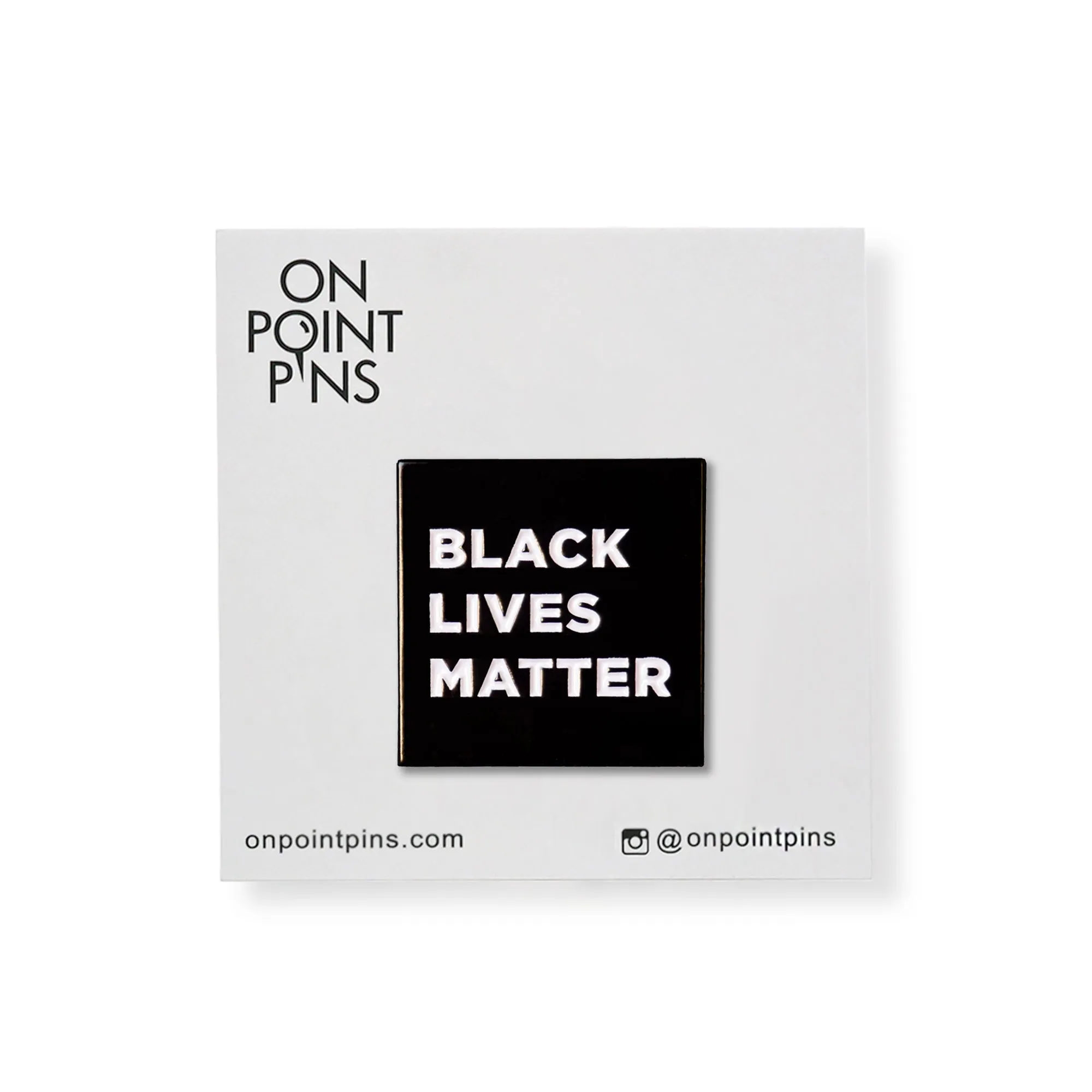 Black Lives Matter Lapel Enamel Pin