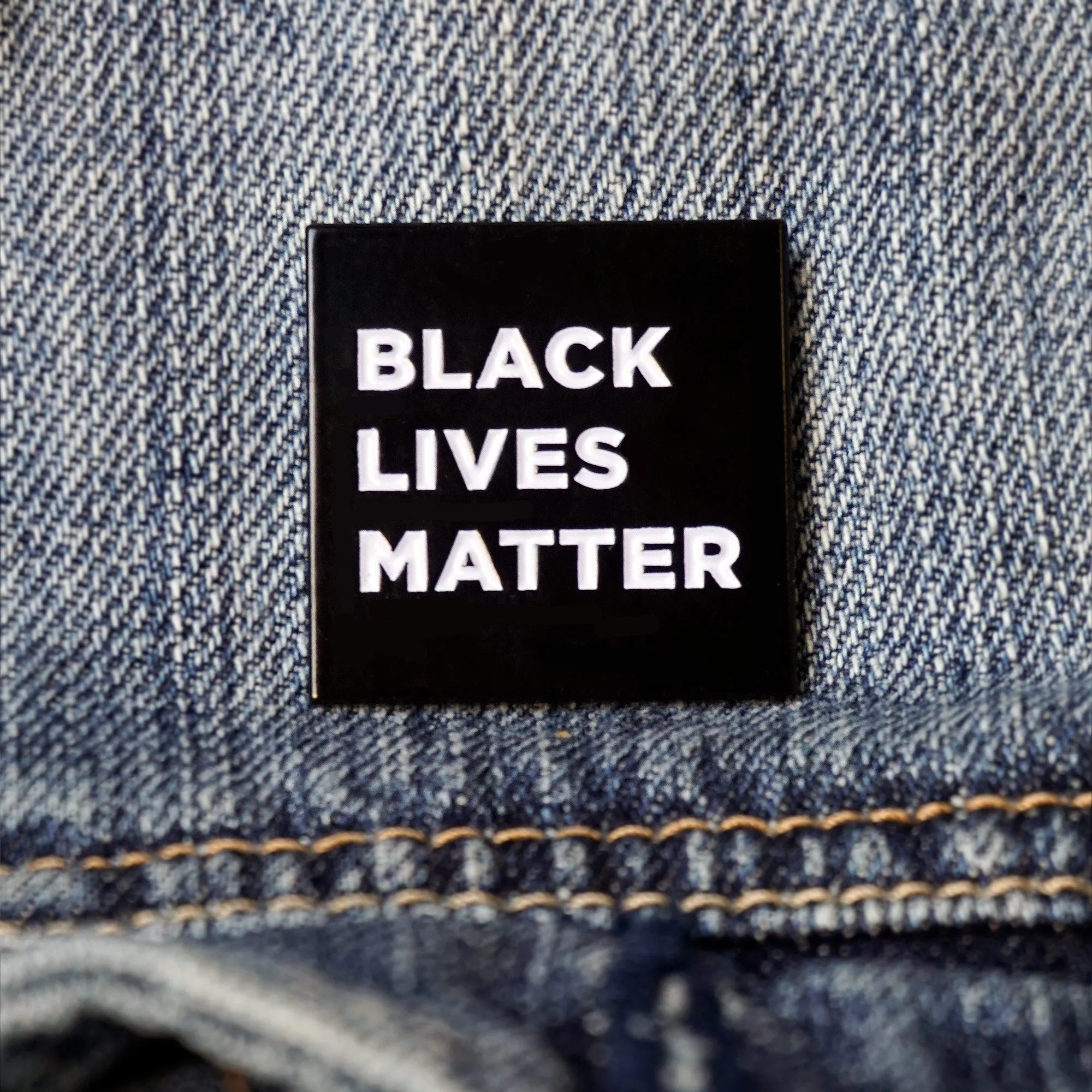 Black Lives Matter Lapel Enamel Pin
