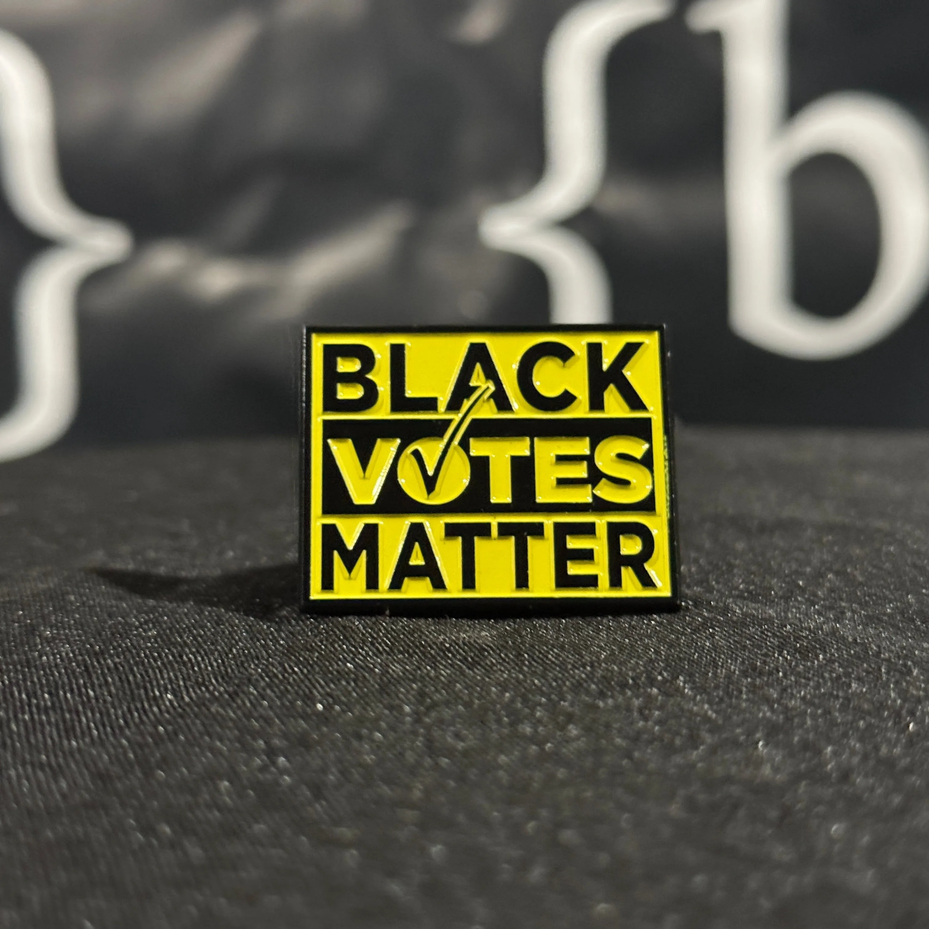 Black Votes Matter 1.5" Soft Enamel Pin