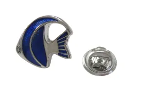 Blue Tropical Fish Lapel Pin