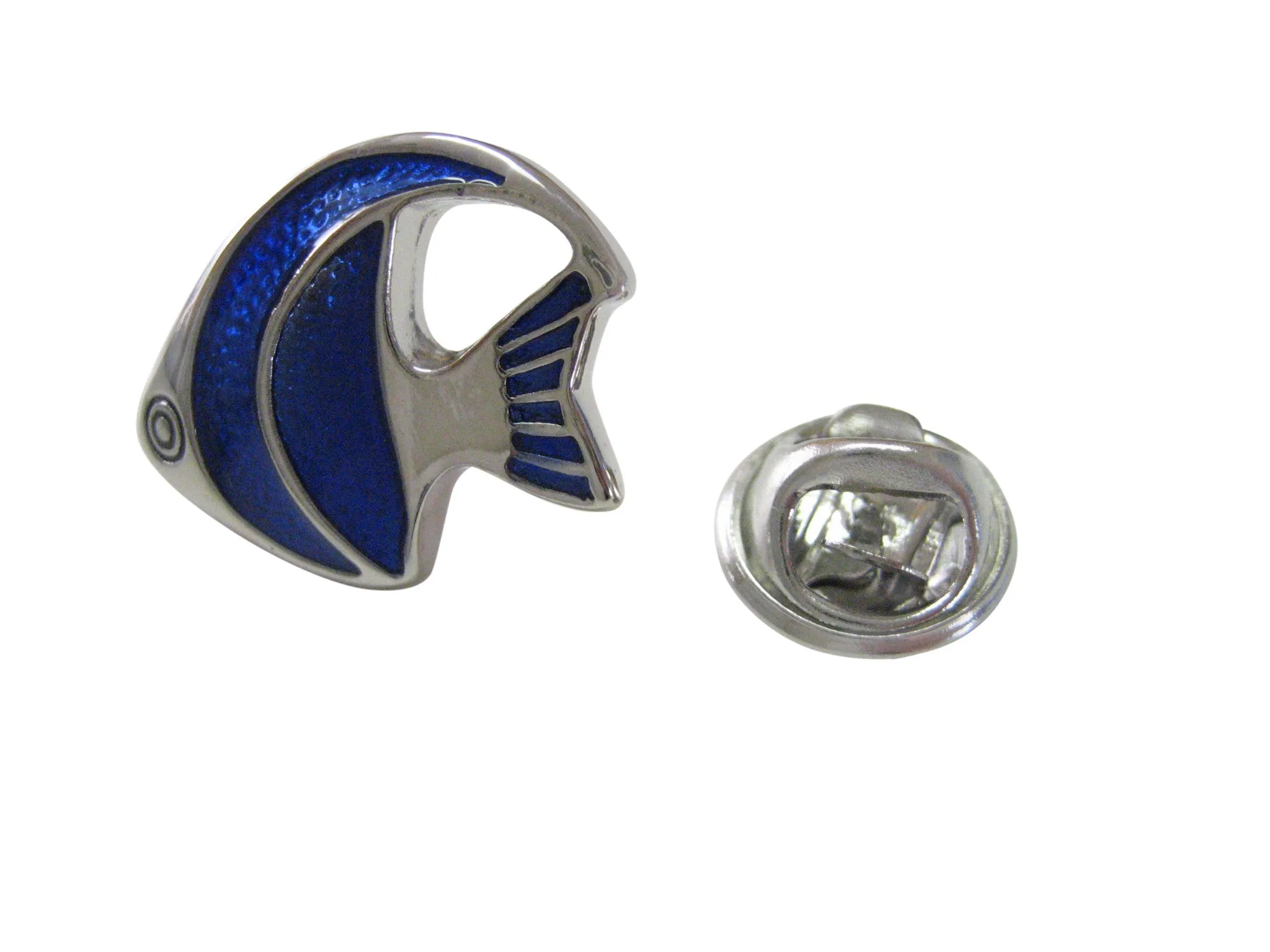 Blue Tropical Fish Lapel Pin