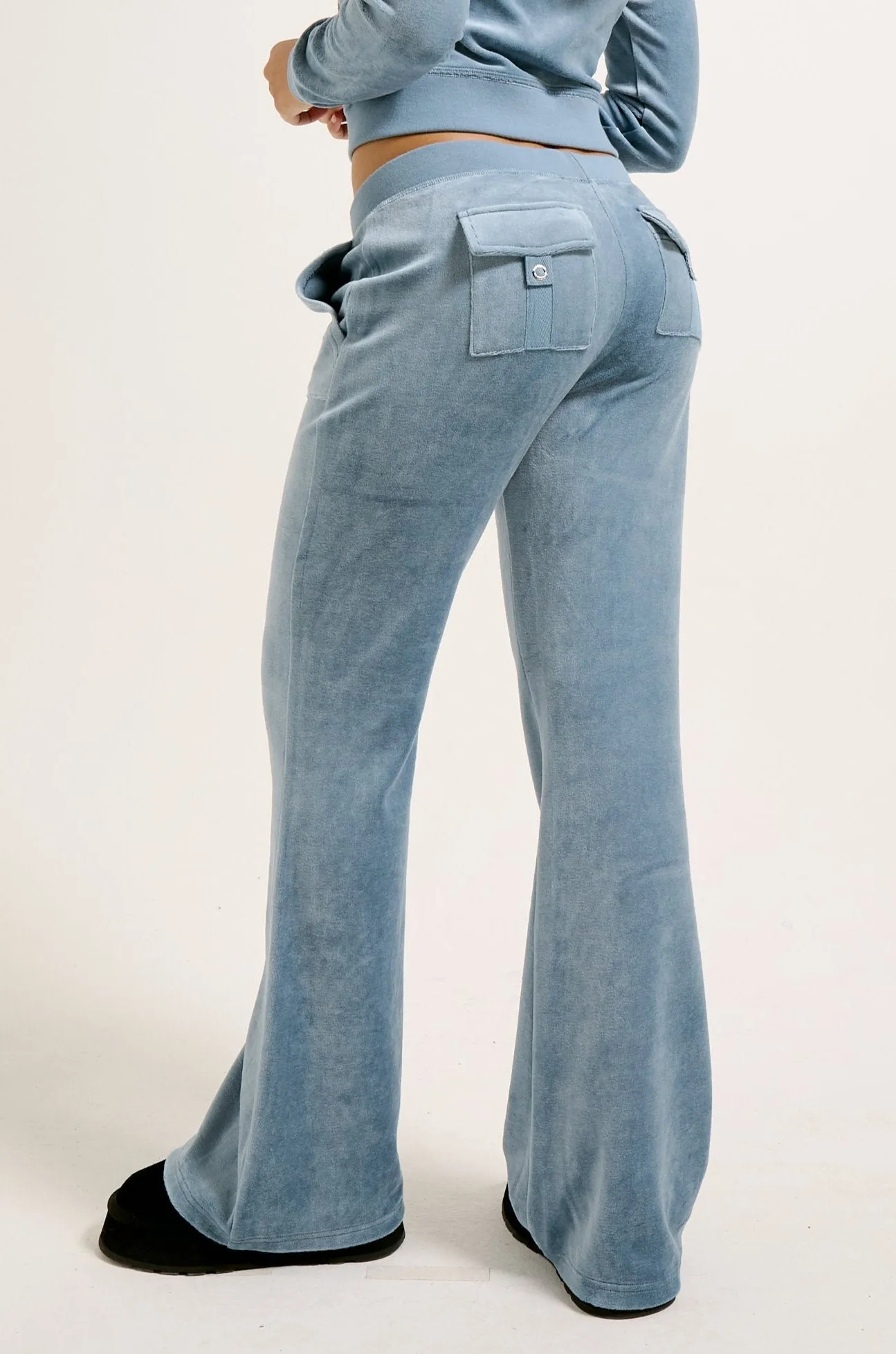 BLUESTONE  ULTRA LOW RISE BAMBOO VELOUR HERITAGE POCKETED BOTTOMS