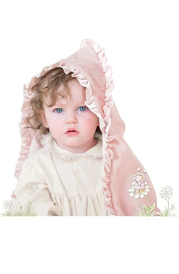 Bunnies by the  Bay Baby Little Curl Hooded  Blanket