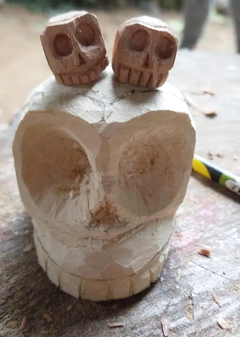 Calavera Colorada necklace