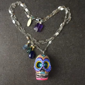 Calavera Colorada necklace
