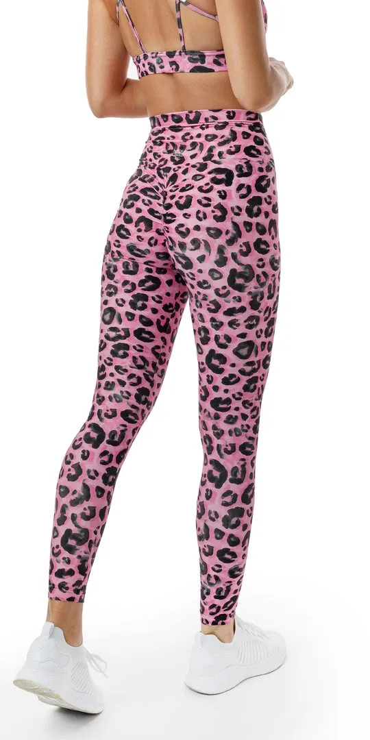 Candy Leopard Eco Scrunch Bum Leggings