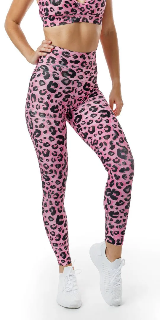 Candy Leopard Eco Scrunch Bum Leggings
