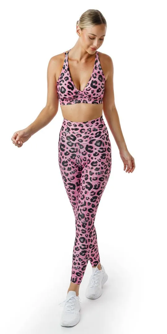 Candy Leopard Eco Scrunch Bum Leggings