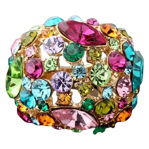 Carnival Cocktail Dome Ring