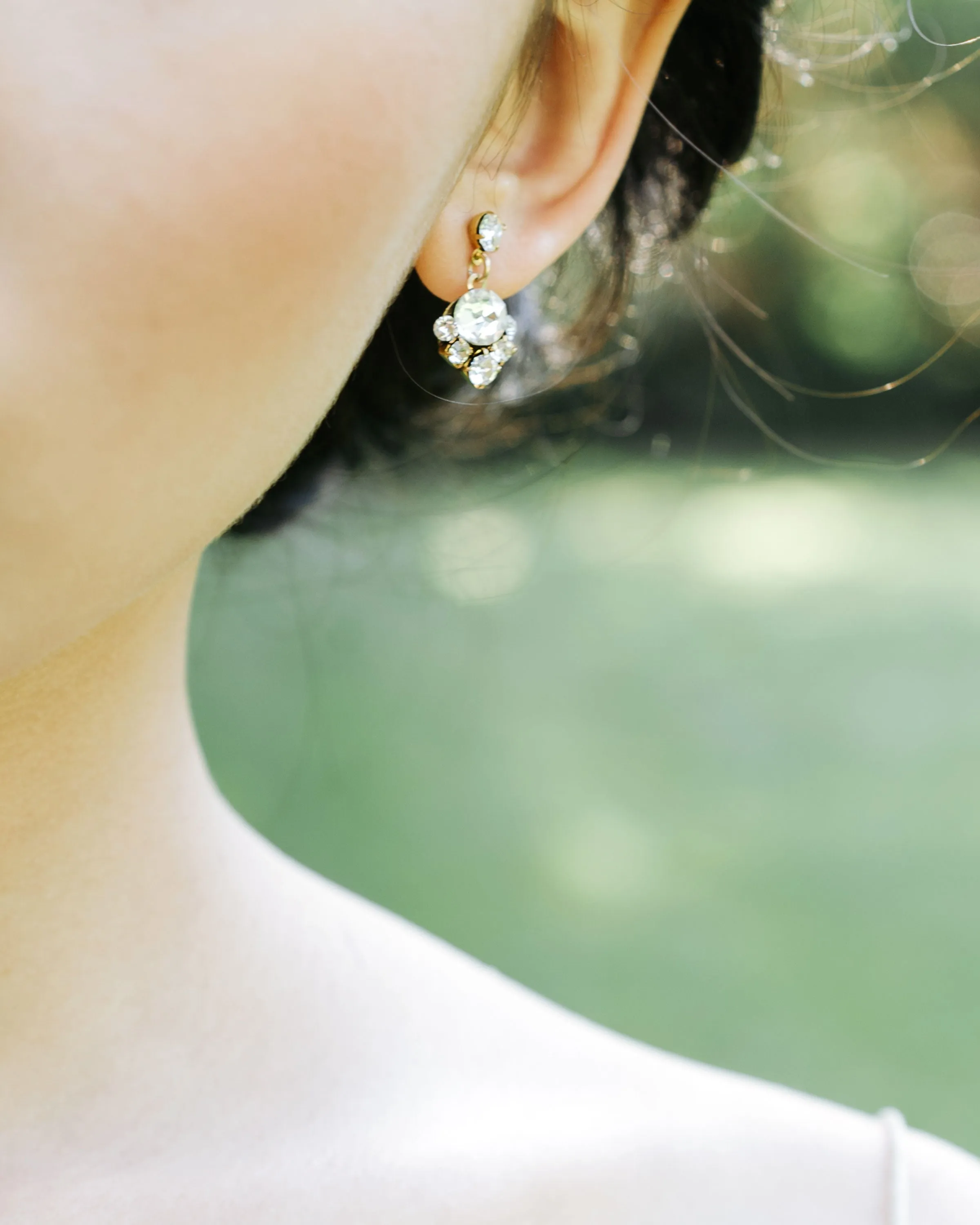 Celestial Crystal Drop Earrings