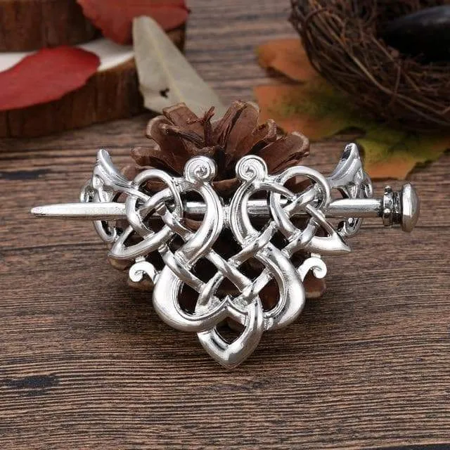 Celtic Crown Hairpins