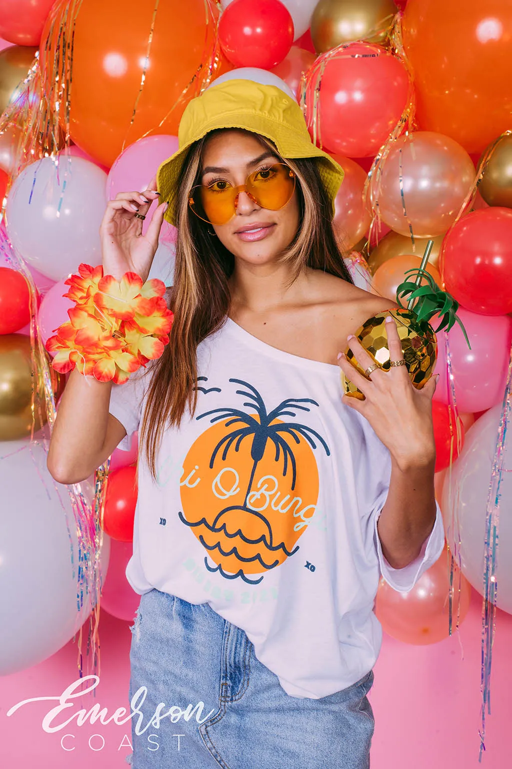 Chi O Bunga Bid Day Slouchy Tee