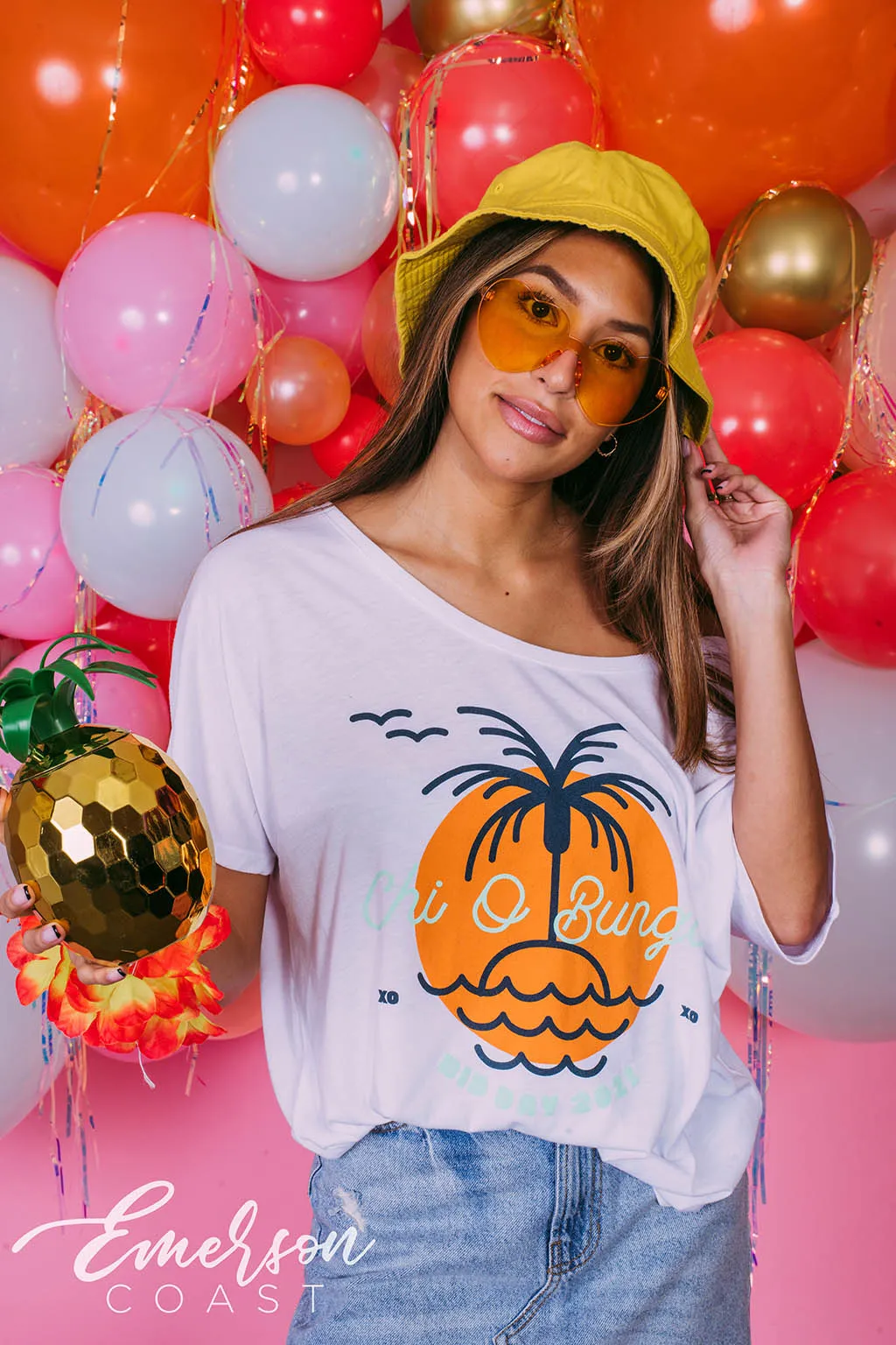 Chi O Bunga Bid Day Slouchy Tee
