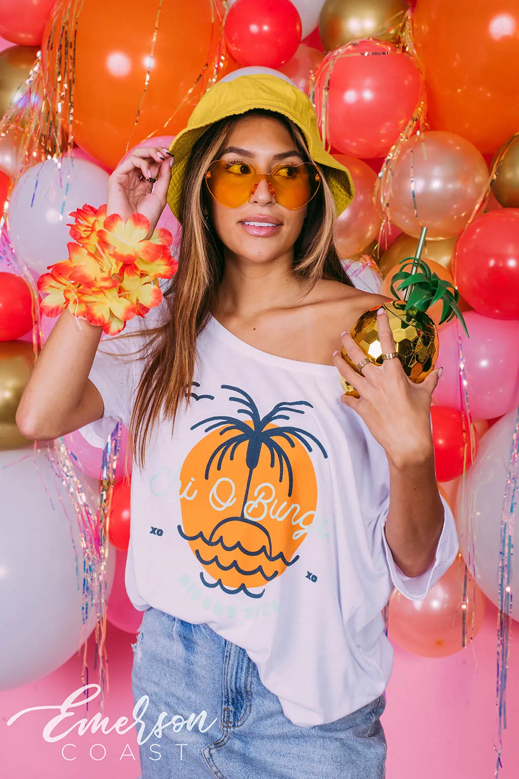 Chi O Bunga Bid Day Slouchy Tee
