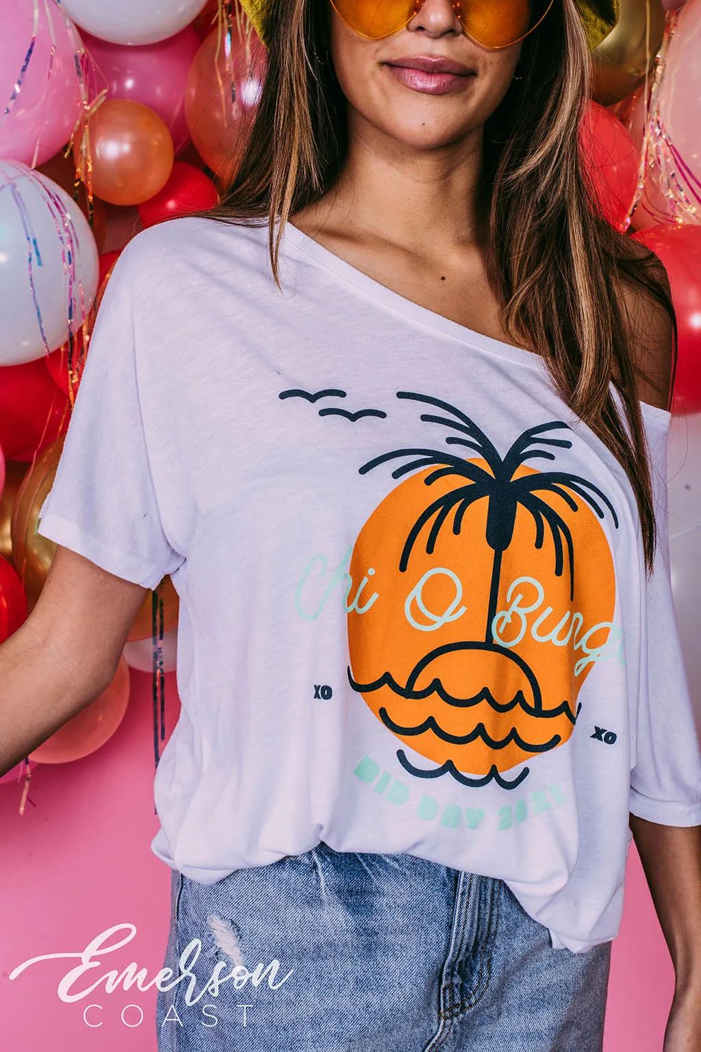 Chi O Bunga Bid Day Slouchy Tee