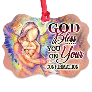 Christianartbag Ornament, God Bless You, Christmas Ornament, Christmas Gift, Personalized Ornament.