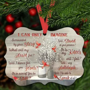 Christianartbag Ornament, I Can Only Imagine, Christmas Ornament, Christmas Gift, Personalized Ornament.