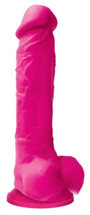 Colours Pleasures - 8&quot; Dildo - Pink