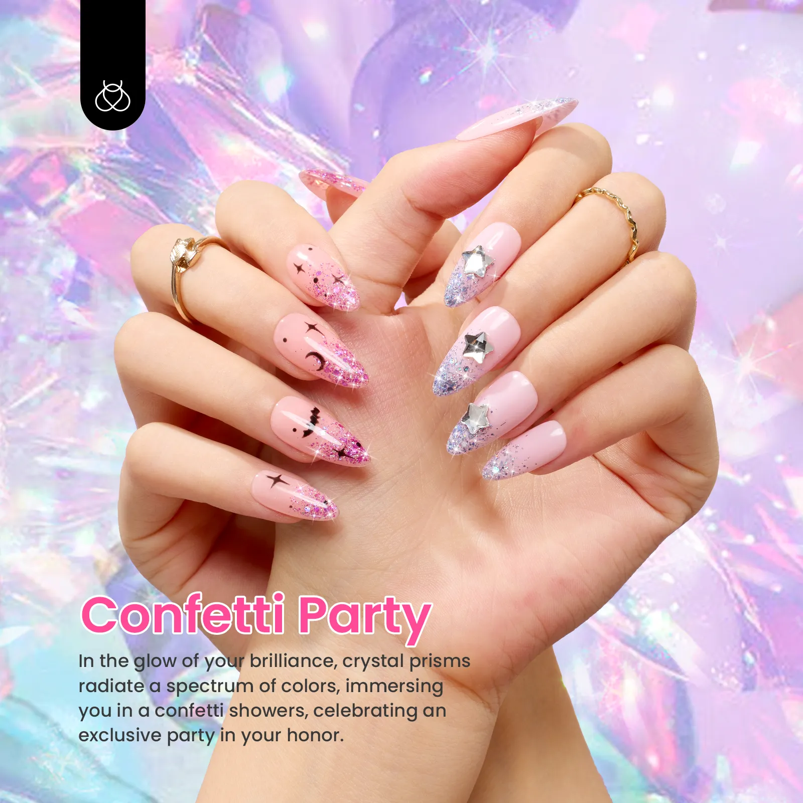 Confetti Party | 6 Colors Gel Polish Set