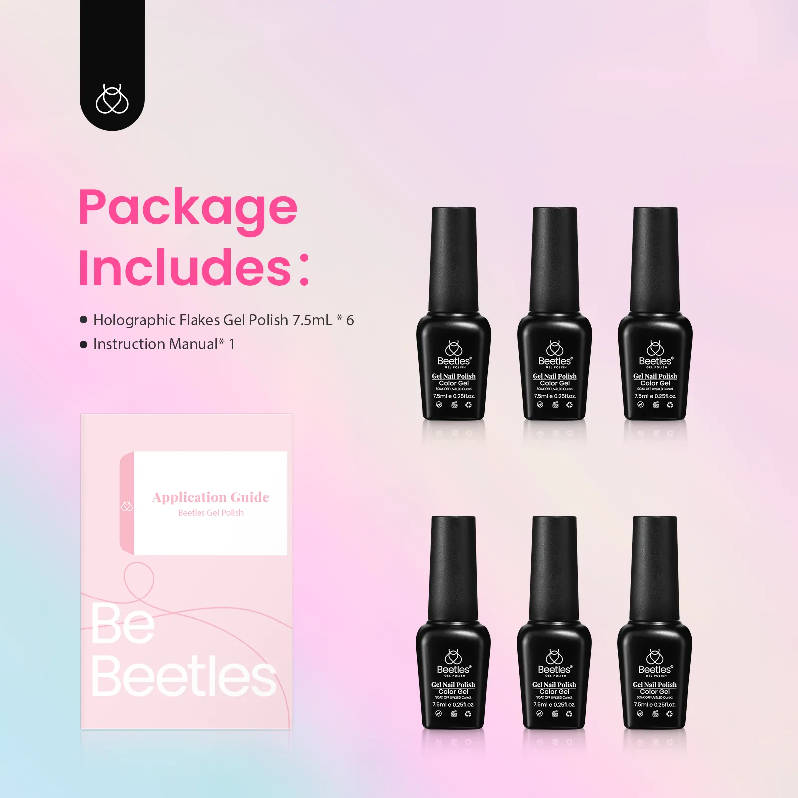Confetti Party | 6 Colors Gel Polish Set