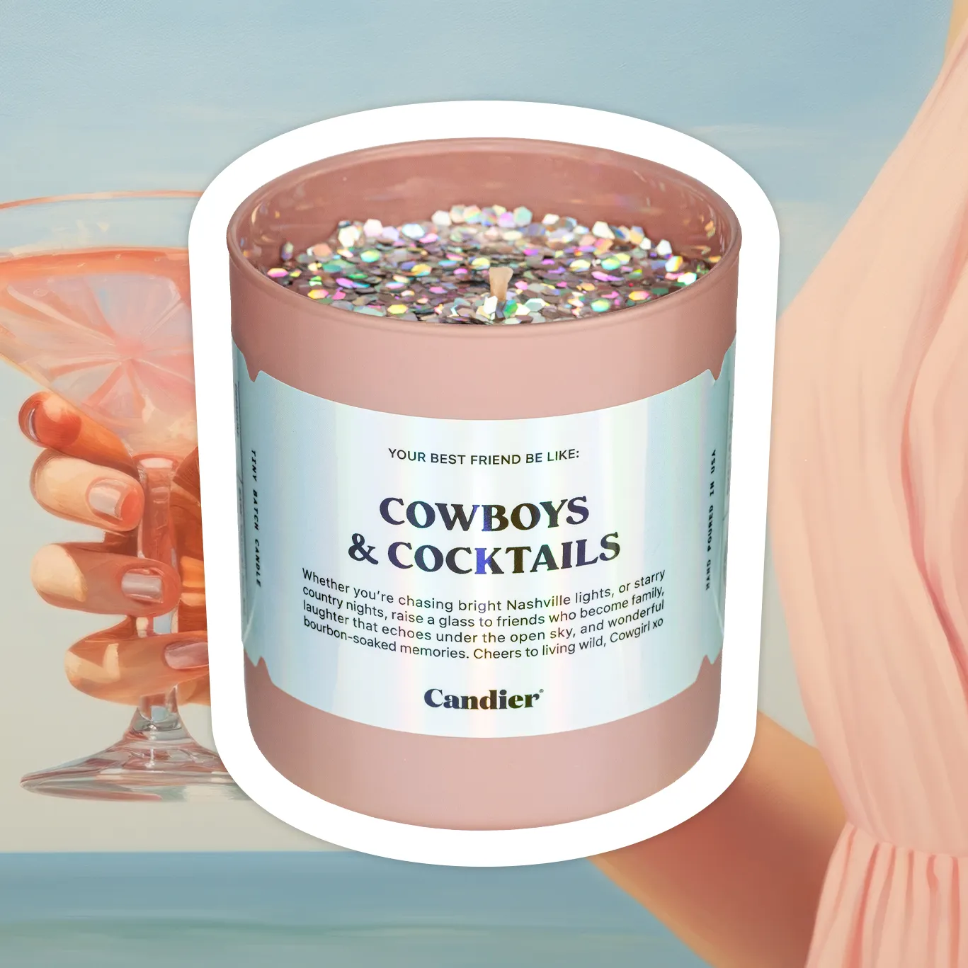 COWBOYS AND COCKTAILS CANDLE