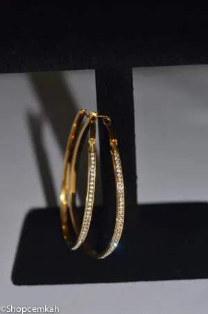 Crystal Hoops
