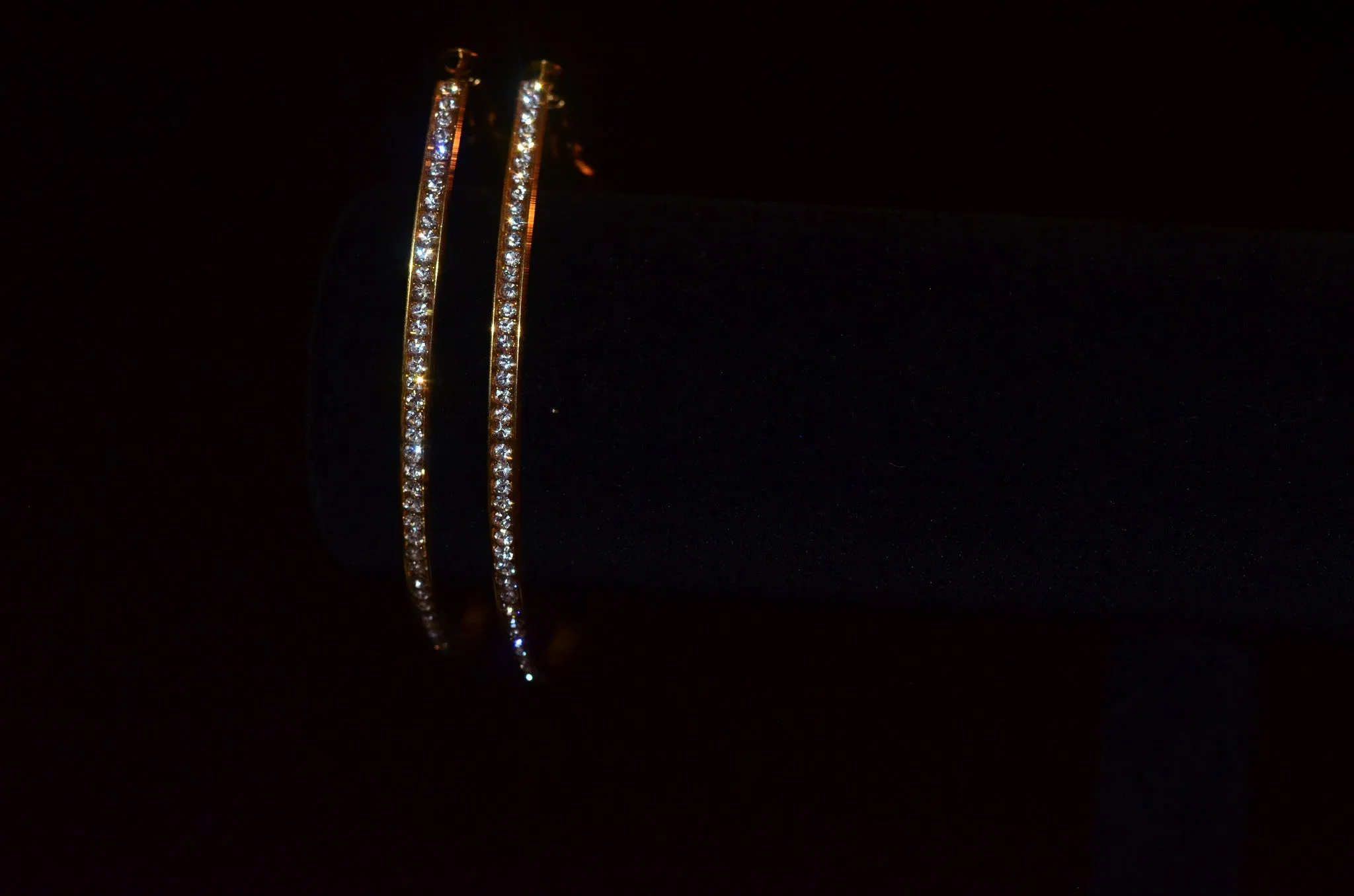 Crystal Hoops