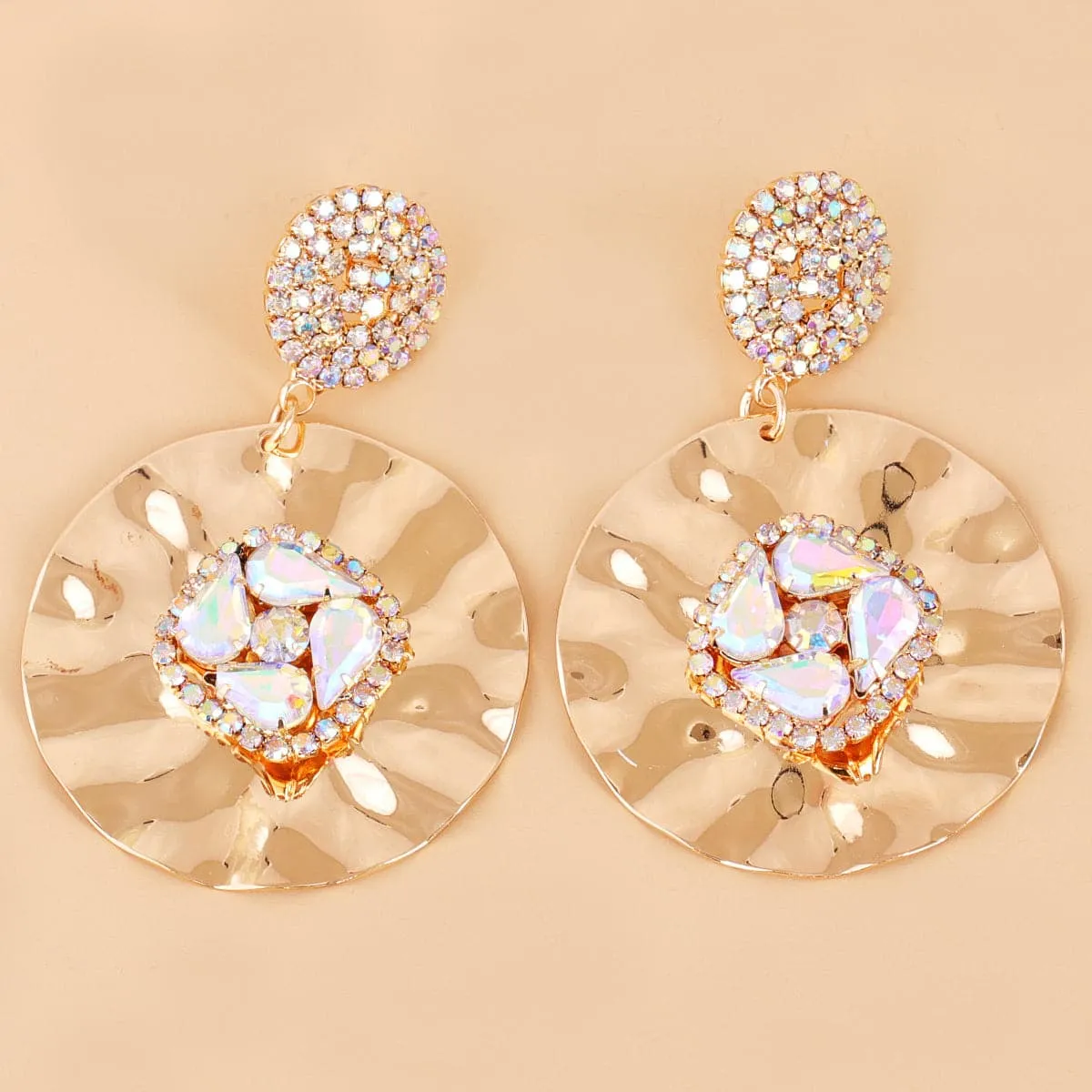 Cubic Zirconia & Crystal 18K Gold-Plated Drop Earrings