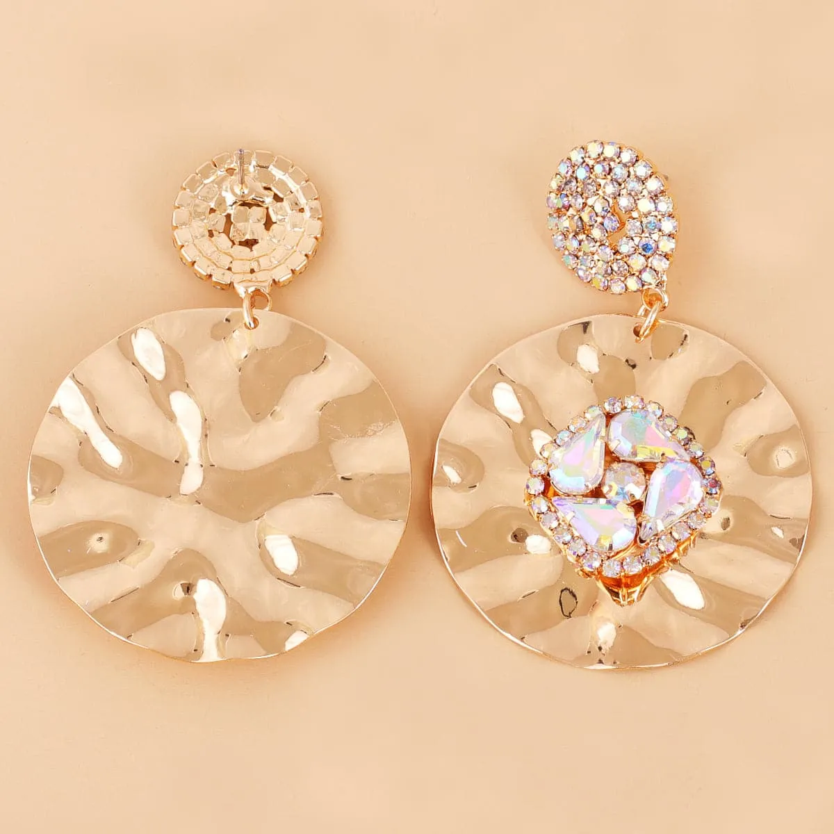 Cubic Zirconia & Crystal 18K Gold-Plated Drop Earrings