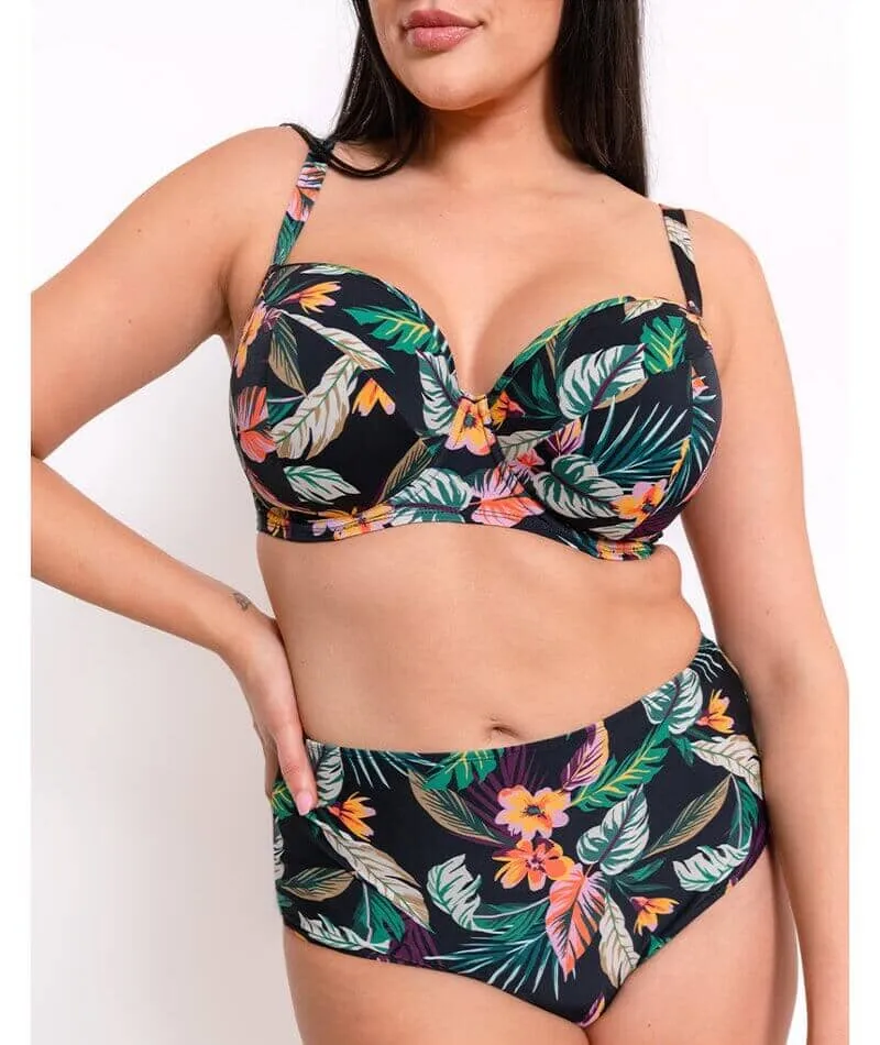 Curvy Kate Cuba Libre Balcony Bikini Top - Print Mix