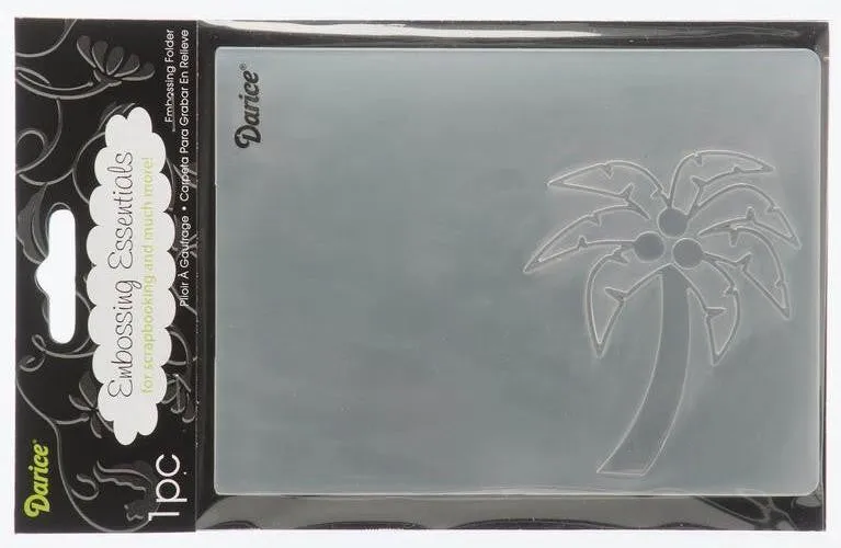 Darice Embossing Folder - Palm Tree