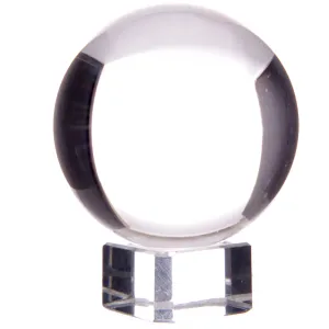 Decorative Mystical 5cm Crystal Ball with Stand