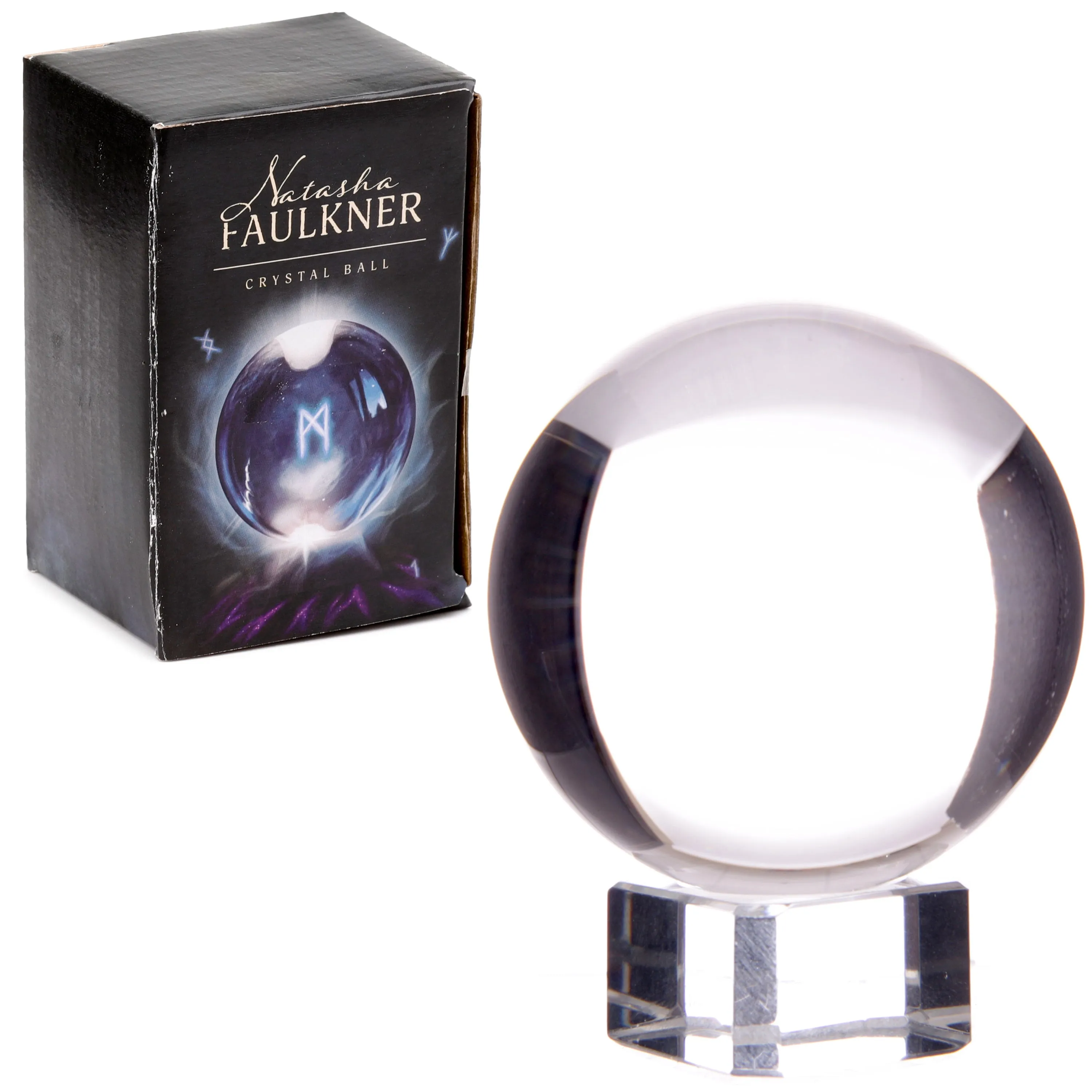 Decorative Mystical 5cm Crystal Ball with Stand